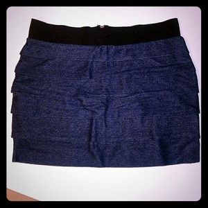 Express Navy Blue Skirt